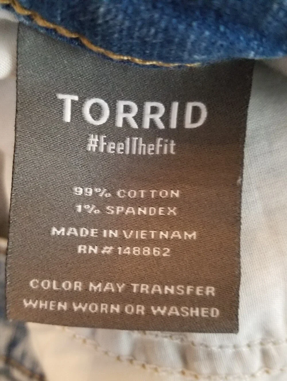 Torrid Midi Jean Skirt Women's Size 20 Blue Denim Front Slit Raw Hem Pockets